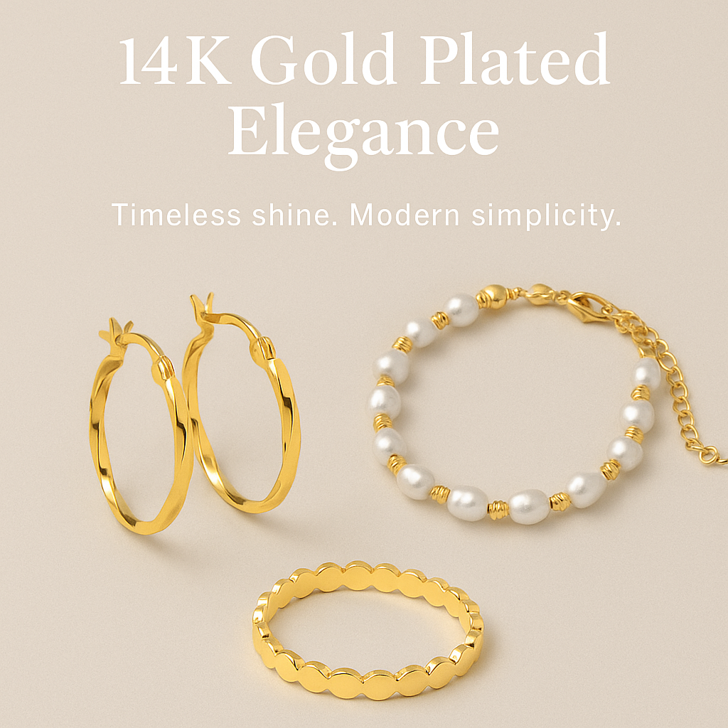 14K Gold Plated Elegance