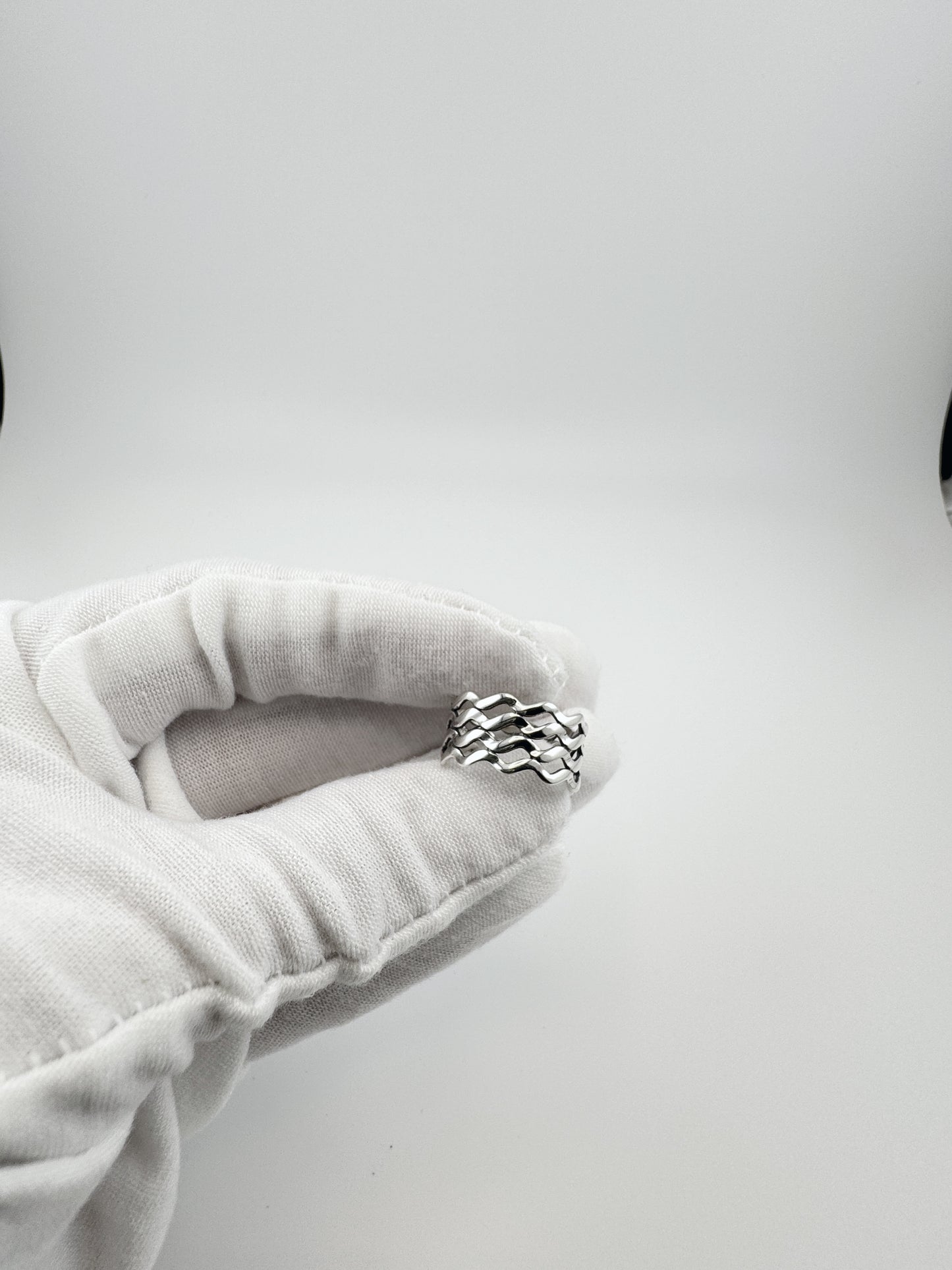 🌊 Sterling Silver Wave Ring – Limited Edition