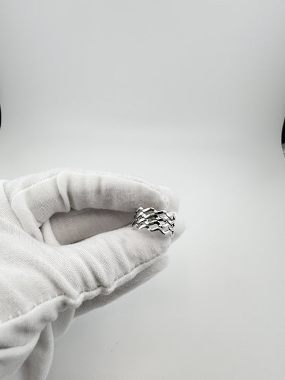 🌊 Sterling Silver Wave Ring – Limited Edition
