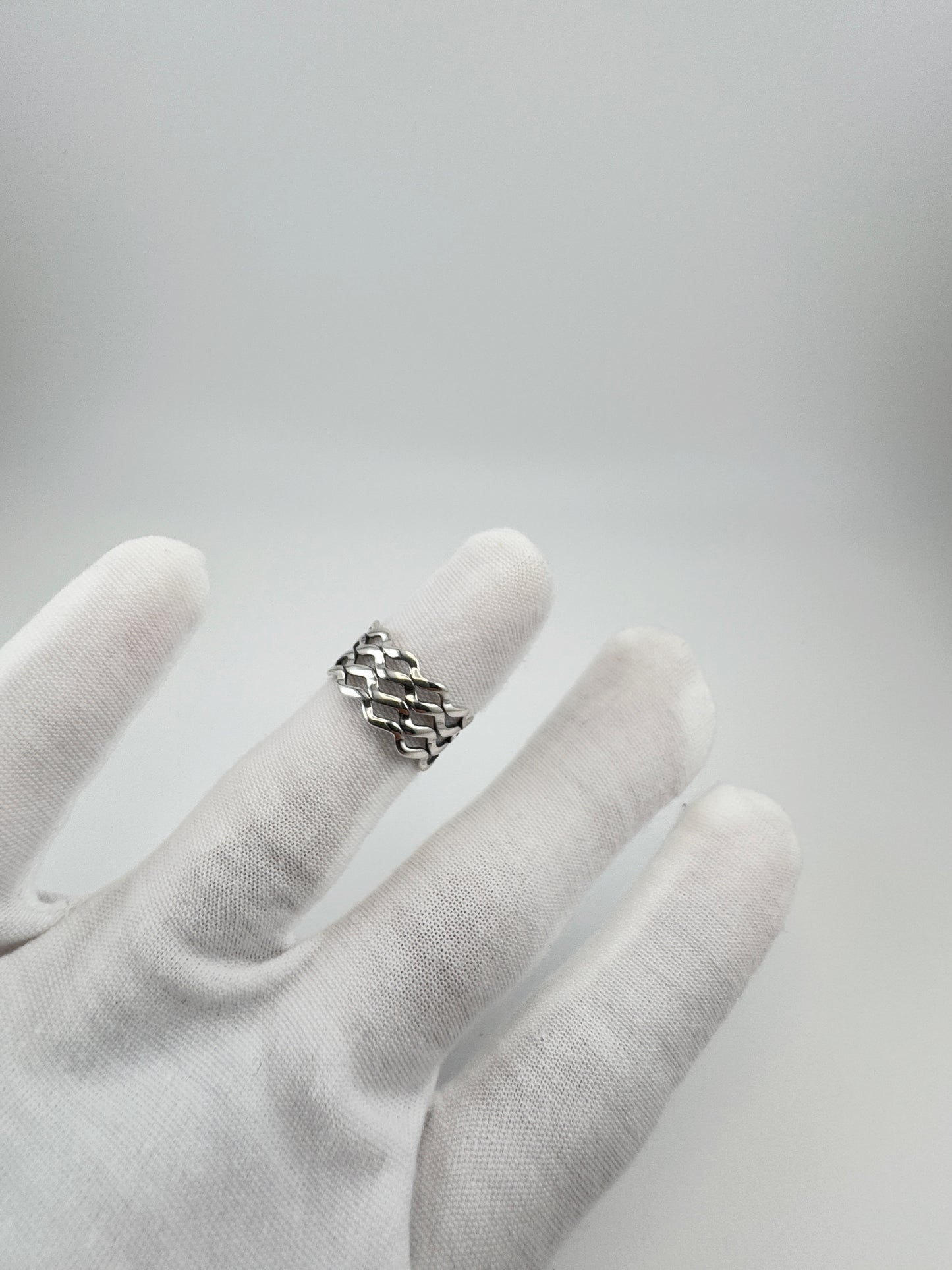 🌊 Sterling Silver Wave Ring – Limited Edition