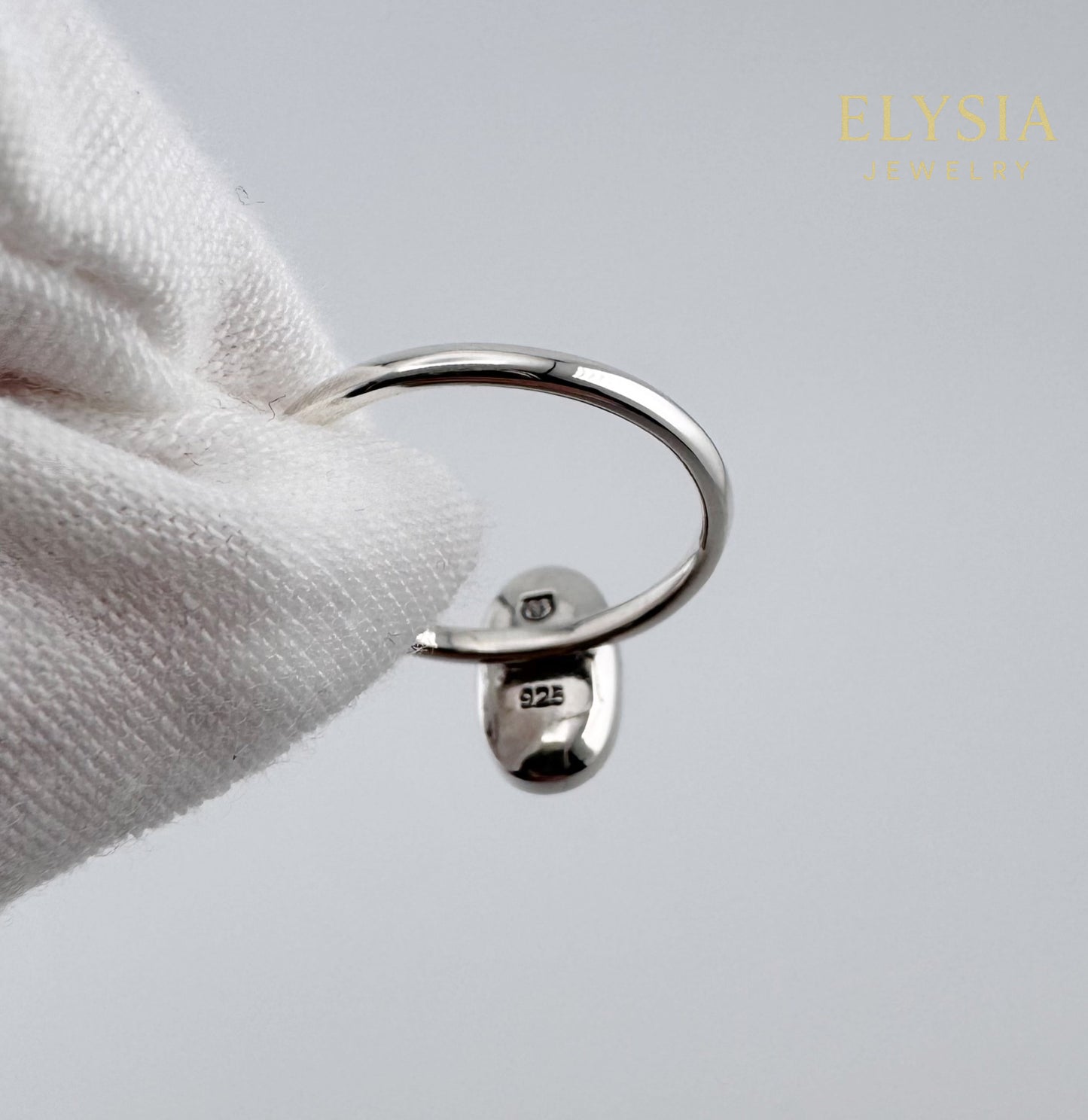Natural Moonstone Ring 925 Silver