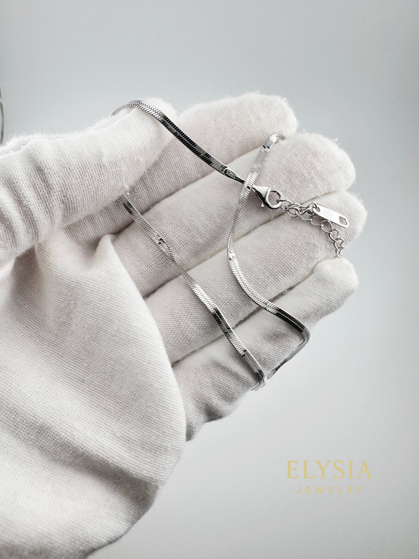 Minimal Snake Chain Necklace in 925 Sterling Silver | Gold Plated or Silver | Gift Ready