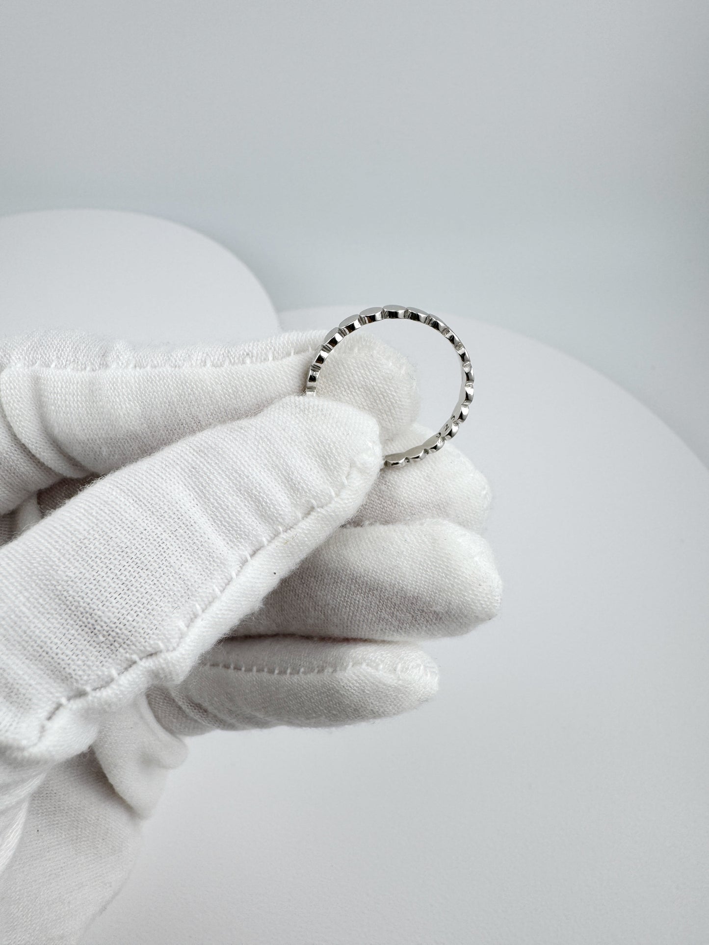 Dot Ring | 925 Sterling Silver | Rhodium & Gold Plated Everyday Band