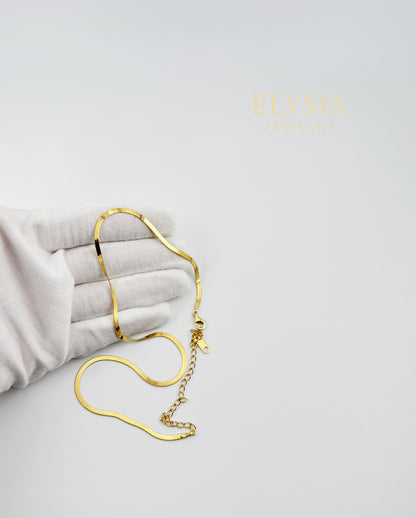 Minimal Snake Chain Necklace in 925 Sterling Silver | Gold Plated or Silver | Gift Ready