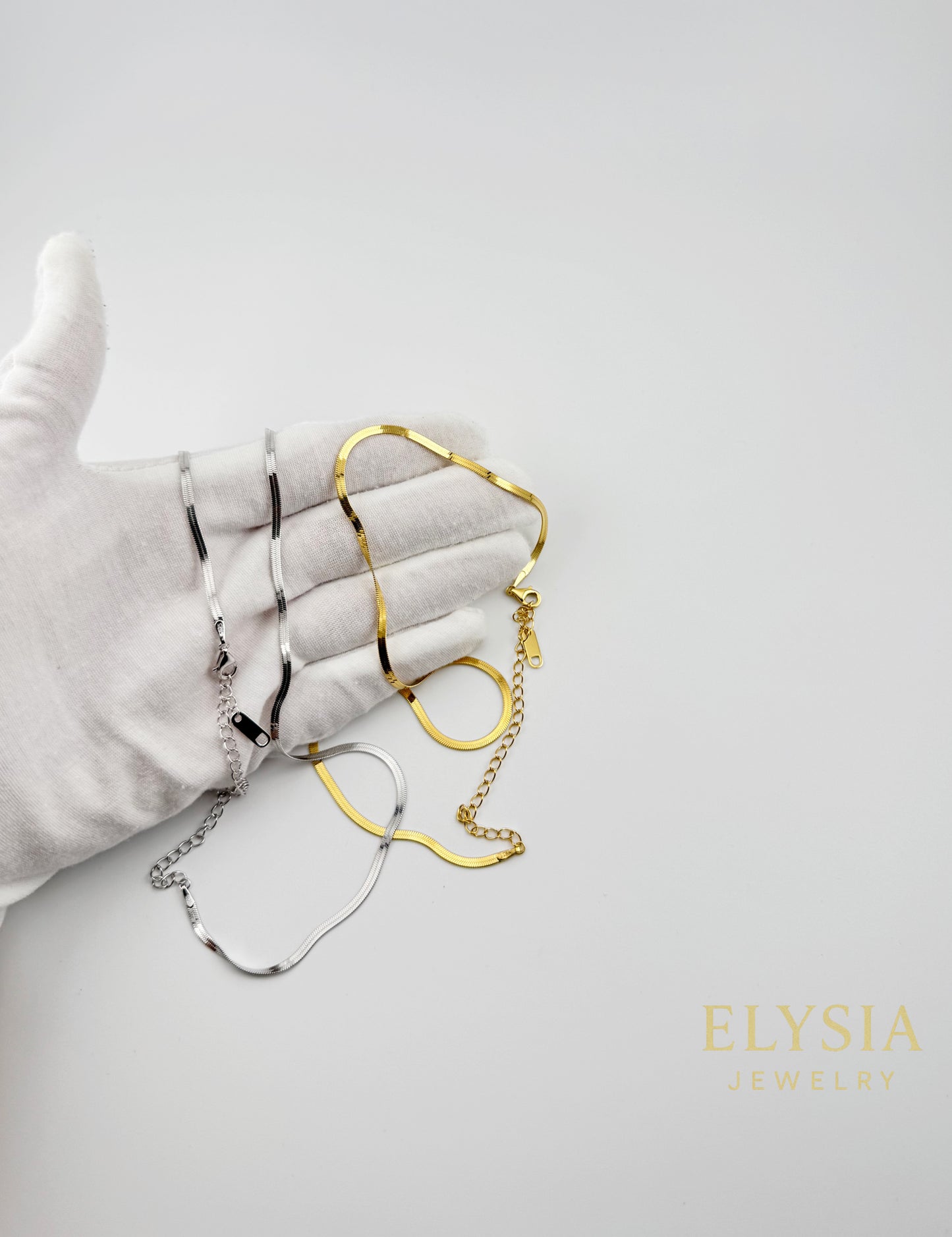 Minimal Snake Chain Necklace in 925 Sterling Silver | Gold Plated or Silver | Gift Ready