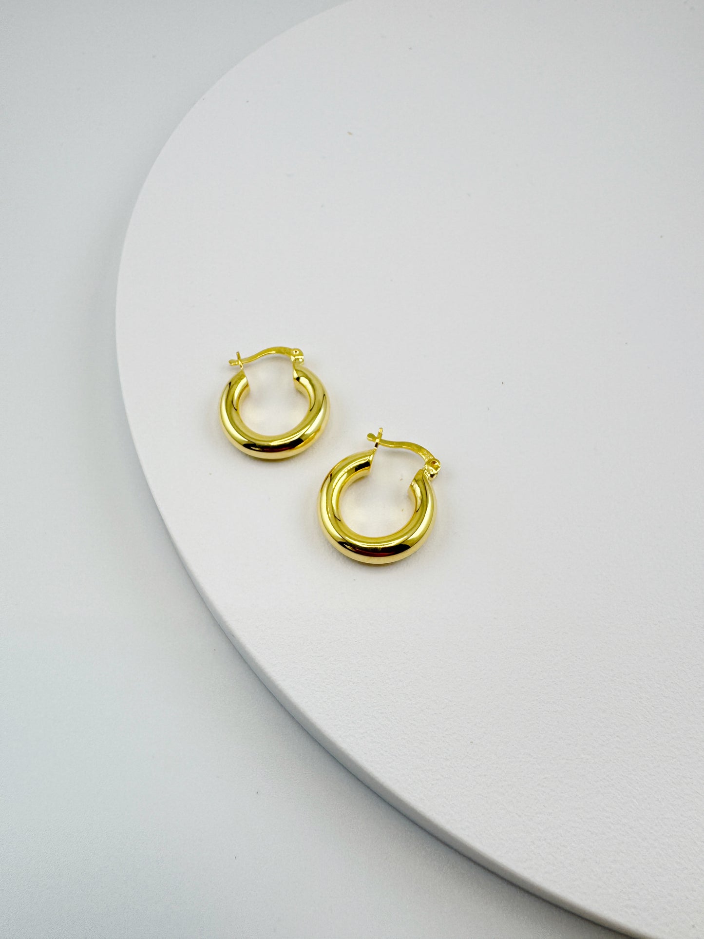 Classic Mini Hoops — Silver & Gold | 925 Sterling Silver