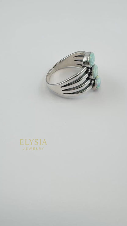 Opal Glow Sterling Silver